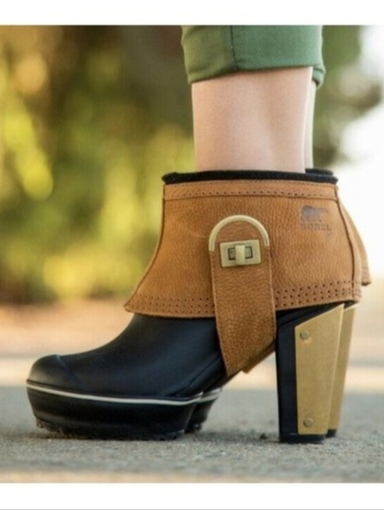 Sorel Shoes - Sorel Medina II Heeled Rain Boot